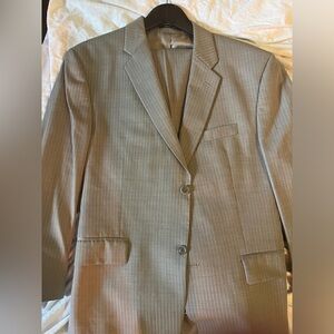 Calvin Klein business suit.